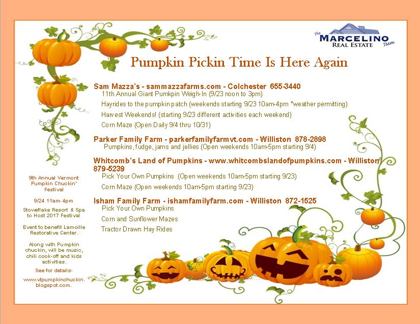 It's the time of year to go get your pumpkin for Halloween!
